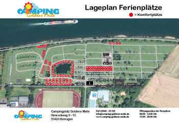Camping Goldene Meile Lageplan